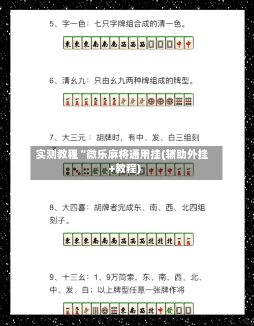 实测教程“微乐麻将通用挂(辅助外挂+教程)-第3张图片