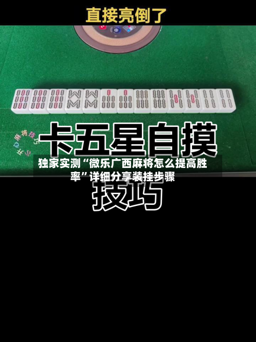 独家实测“微乐广西麻将怎么提高胜率	”详细分享装挂步骤-第2张图片
