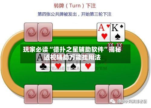 玩家必读“德扑之星辅助软件	”揭秘透视辅助万能挂用法-第2张图片