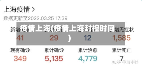 疫情上海(疫情上海封控时间)-第2张图片