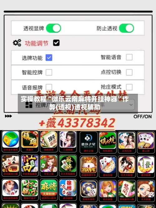 实操教程“微乐云南麻将开挂神器”作弊(透视)透视辅助-第2张图片