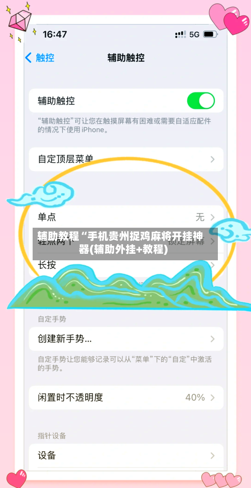辅助教程“手机贵州捉鸡麻将开挂神器(辅助外挂+教程)-第3张图片