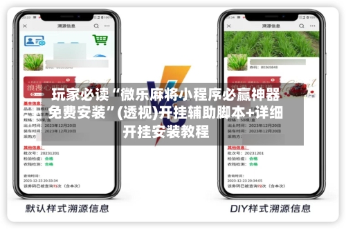 玩家必读“微乐麻将小程序必赢神器免费安装”(透视)开挂辅助脚本+详细开挂安装教程-第2张图片