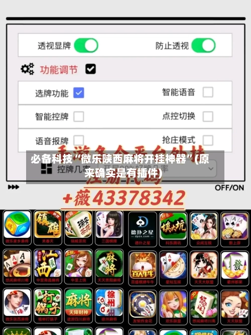 必备科技“微乐陕西麻将开挂神器	”(原来确实是有插件)-第1张图片