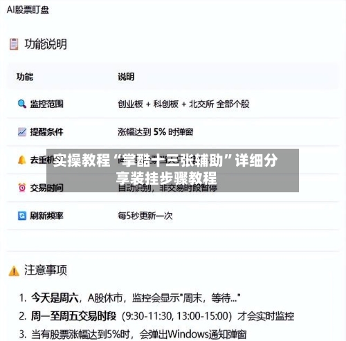 实操教程“掌酷十三张辅助”详细分享装挂步骤教程-第2张图片