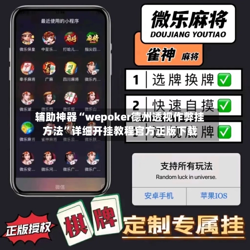 辅助神器“wepoker德州透视作弊挂方法	”详细开挂教程官方正版下载-第2张图片