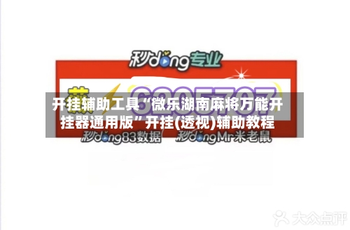 开挂辅助工具“微乐湖南麻将万能开挂器通用版”开挂(透视)辅助教程-第1张图片