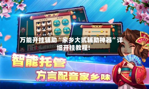 万能开挂辅助“家乡大贰辅助神器”详细开挂教程!-第1张图片