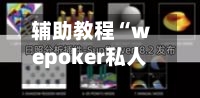 辅助教程“wepoker私人局作弊挂(透视)”详细辅助透视-第2张图片