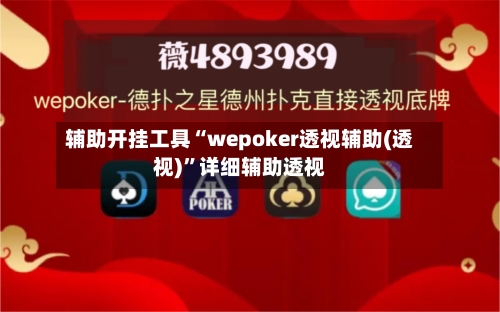 辅助开挂工具“wepoker透视辅助(透视)”详细辅助透视-第2张图片
