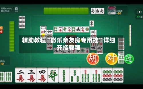 辅助教程“微乐亲友房专用挂”详细开挂教程-第1张图片