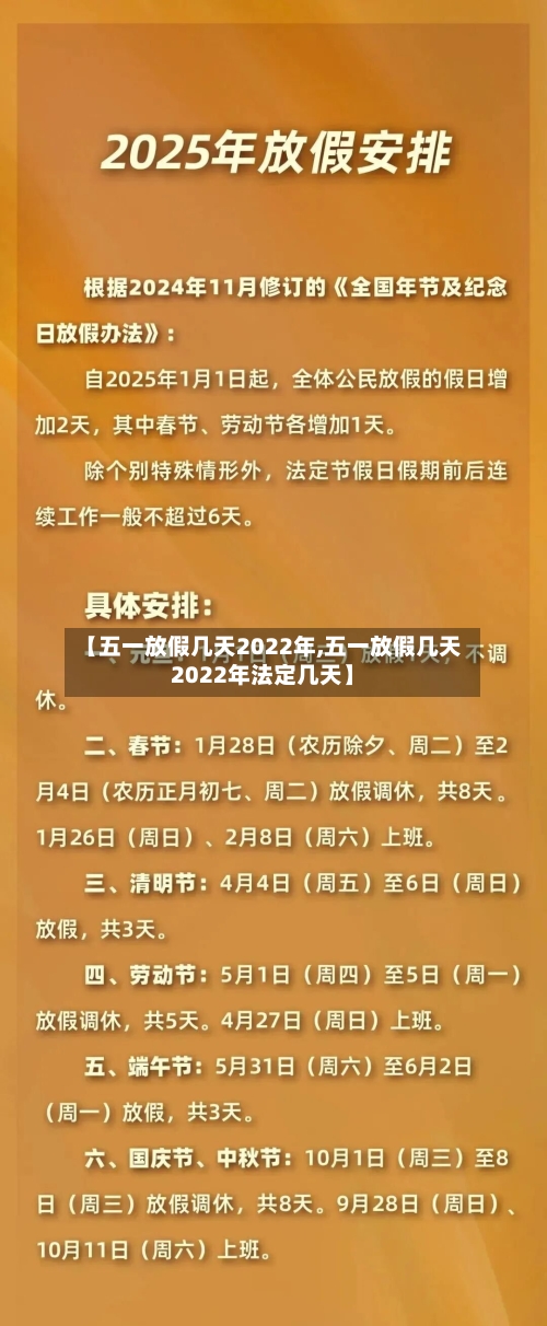 【五一放假几天2022年,五一放假几天2022年法定几天】-第1张图片