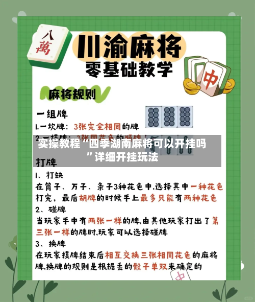 实操教程“四季湖南麻将可以开挂吗”详细开挂玩法-第1张图片