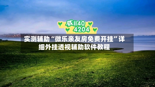 实测辅助“微乐亲友房免费开挂”详细外挂透视辅助软件教程-第1张图片